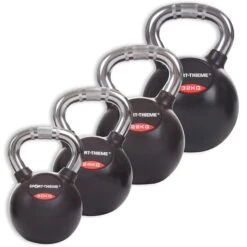 Sport-Thieme Kettlebell-Set "Gummiert Mit Chrom-Griff" 8 Sport-Thieme Kettlebell-Set "Gummiert Mit Chrom-Griff" -Fitnessserien Geschäft 132 0927